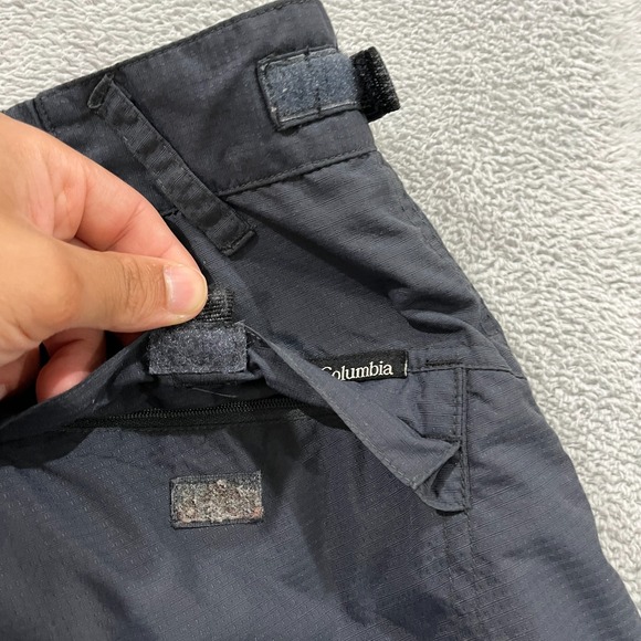 Columbia Pants Mens Medium Cargo Convertible Adjustable Waist Nylon Hiking Y2K - Picture 9 of 13